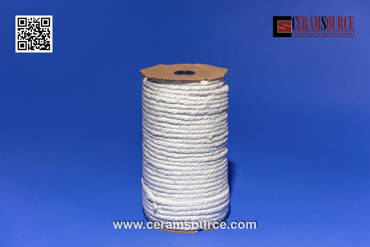 Cermic Rope Ceramic Fiber Ropes - 2300°F for Refractory Insulation ...